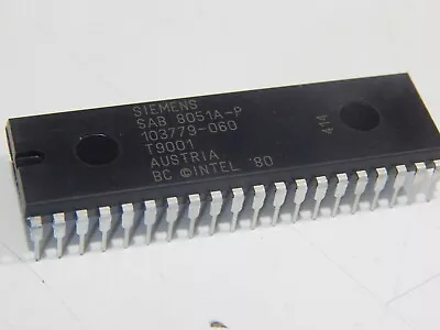 SIEMENS SAB8051A-P MicroController  8-Bit 40 Pin DIP IC USA FAST SHIPPING • $5