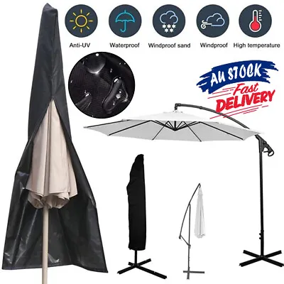 $19.29 • Buy Parasol Banana Umbrella Cover Cantilever Outdoor Garden Patio Shield AUS