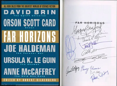 $1275 • Buy Anne McCaffrey +10 SIGNED Far Horizons HC 1st Ed 1st Pr PSA/DNA AUTOGRAPHED