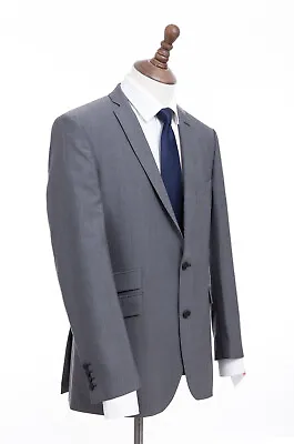 Grey Savile Row Suit Tailored Fit A39 • $62.24