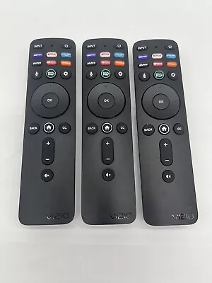 Lot Of 3 GENUINE OEM VIZIO SMART VOICE BLUETOOTH TV REMOTE CONTROL XRT260 • $13