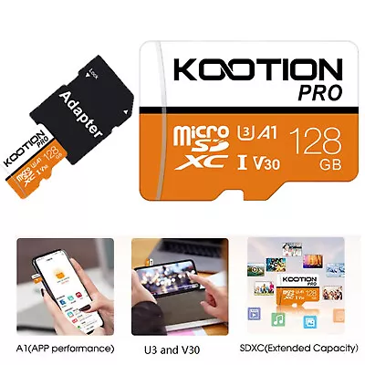 Micro SD Card Memory 128GB Lot Extreme Ultra Class 10 High Speed Flash Cards • $11.99