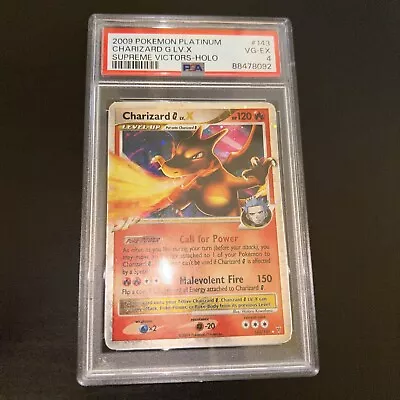 PSA 4 Charizard G LV.X 143/147 2009 Pokémon Platinum Supreme Victors Card VG-EX • $99.99