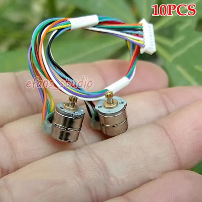 10PCS Mini 8mm 2-Phase 4-Wire Stepper Motor Micro Stepping Motor W/ Copper Gear • $4.99