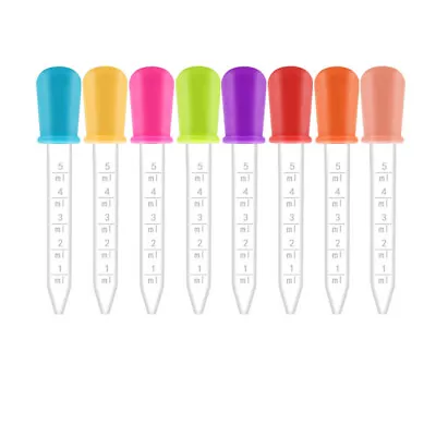 5ML Silicone Plastic Pipette Dropper Feeding Medicine Liquid Ear Pipette Dropper • £2.70