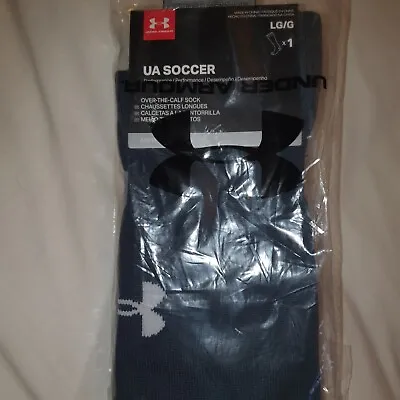 Under Armour Over The Calf Football Socks Dark Grey Size Lg Bnwt Free Uk P&p  • £11.50