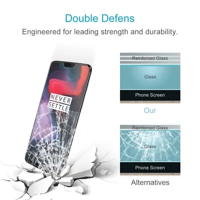 $7.90 • Buy Genuine  Glass Screen Protector For OnePlus 6 OnePlus  5  OnePlus 5t