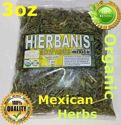 Hierbanismexican Tarragontegetes Lucida Sweetscented/mint Marigoldyerbaniz ! • $9.99