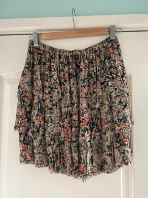 £12 • Buy Topshop Frill Layered Mini Skirt Size 10 - Excellent Condition