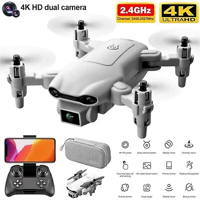 2023 New RC Drone 4k HD Wide Angle Camera WIFI FPV Drone Dual Camera Quadcopter • $29.77