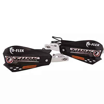 Tusk D-Flex Handguards With MX Shields And Turn Signals Black 1 1/8  Bar Mounts • $81.70