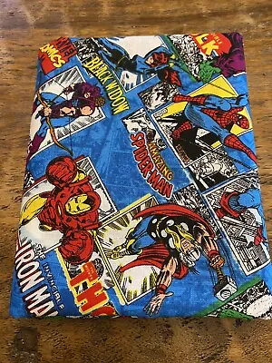 Fat Quarter Marvel Comic Books Super Heroes Cotton Quilt Fabric • $4.49