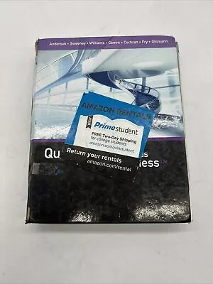 Quantitative Methods For Business 13e Hardcover Textbook Anderson Sweeney Camm • $18.99