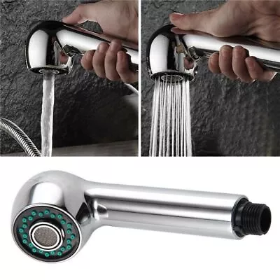 2 Function Replacement Pull Out Spray Shower Head Kitchen Mixer Tap Setting UK • £5.89