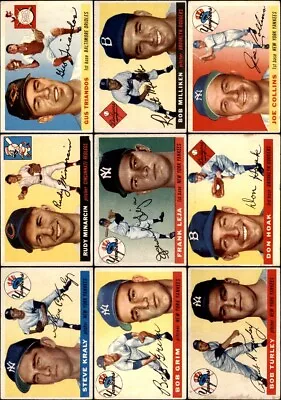 1955 Topps Baseball Partial Set (110) Low Grade To VG *GMCARDS* • $51