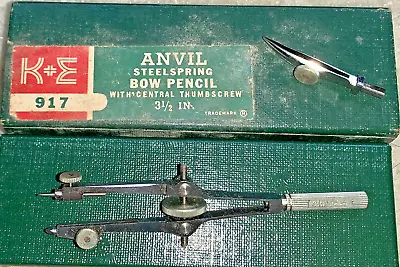 CollectiblesDrafting ToolK&EBow Pencil#917Anvil3.5 CompassW/Box • $7