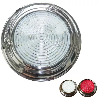 7'' Marine Dome Light 12v Led White Red Switched • $14.86