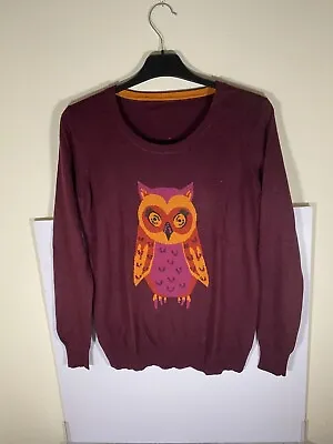 £9 • Buy Preloved Owl Jumper Size 10-12
