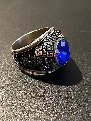 Vintage 1982 Herff Jones [HJ] Sterling Silver Birmingham High School Class Ring • $220