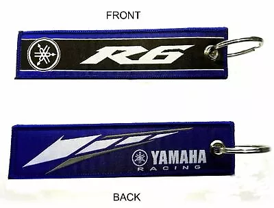 YAMAHA R6 YAMAHA Keyring Keychain Fabric Strap Keyring Motorcycle For All Models • $12.95