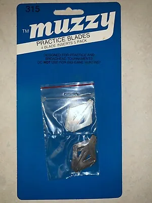 Muzzy Practice Blades 4 Blade Inserts 5 Pack NOS - New #315 • $12.95