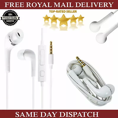 In Ear Earphones Headphones With Mic For Samsung Galaxy S5 S4 S3 S2 Mini Neo • £3.49