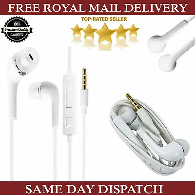 New In Ear Earphones Headphones W Mic For Samsung Galaxy Tab E S2 8.0  9.6  9.7  • £3.49