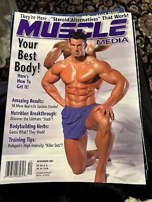 Bill Davey Muscle Media Bodybuilding Magazine - December 1997 • $14.99