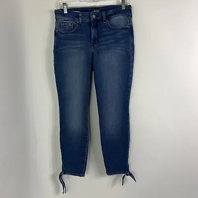 NYDJ Jeans Women's Size Petites 6P Ami Skinny Ankle Lift Tuck Mid Rise Med Wash • $12.50