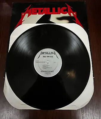 Metallica Kill Em All Megaforce Records Vinyl Silver Label MRI069 Orig. 1983-VG+ • $245