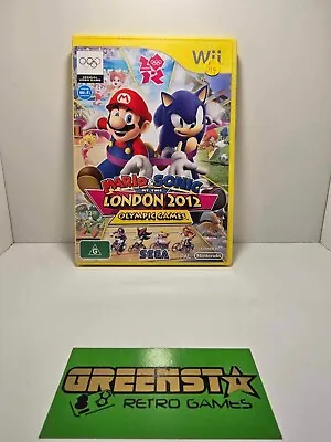 Mario & Sonic At The London 2012 Olympic Games PAL Nintendo Wii 🇦🇺 • $21.99