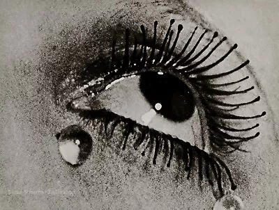 1932/75 Vintage MAN RAY Surreal Woman Eye GLASS TEARS Photo Engraving Art 11x14 • $176.14