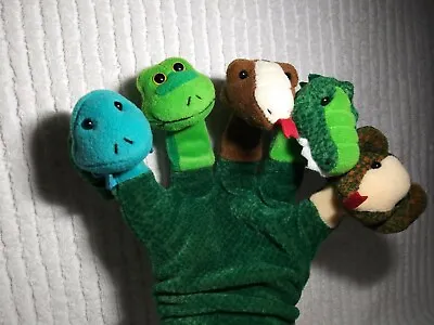 Glove Finger Hand Puppets Animal Show Education Plush Toy Toys Kids • $9.99