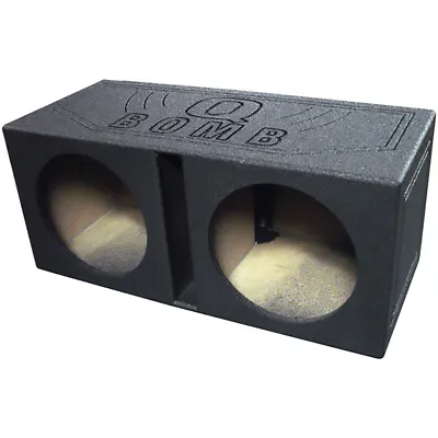 Qpower Dual 12  Woofer Box  Q Bomb  QBOMB12V • $146.99