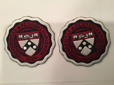 $9.49 • Buy (2) University Of Pennsylvania Vintage Embroidered Iron On Patches Patch Lot 