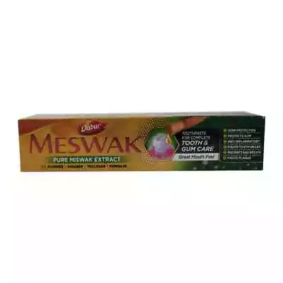 2 X Dabur Meswak Tooth Paste 200gm With Pure Extract Of Rare Miswak Herbs  • $31.44