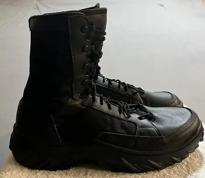 Oakley Field Assault 8  Tactical Boots Cordura/Suede Mens 9.5 Black Combat Field • $59.95
