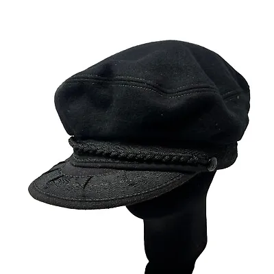 Aegean Authentic Greek Fisherman's Cap Hat Wool Nylon Vintage Captain 7 1/8 Rope • $29.95