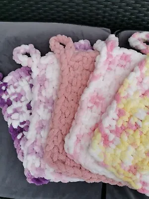 Hand Knitted Baby Comforter • £13.50