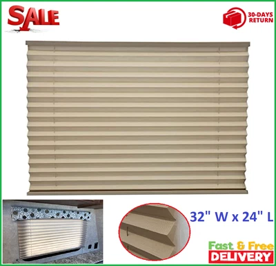 RV Camper Blinds Pleated Shades 32 X 24 Trailers Window Privacy Roller Shutters • $97