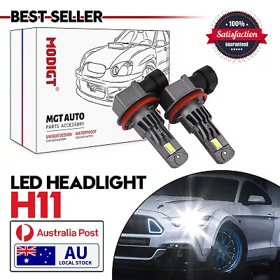 2x H11 Car LED Headlight 110W 20000LM Fog Light Bulb 8000K Blue Driving DRL Lamp • $55.85
