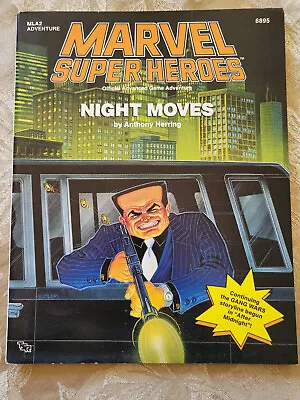 Night Moves MLA2 Marvel Super Heroes RPG Adventure TSR 6895 • $26.75