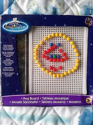 Universe Of Imagination Colourful Peg Board  • £10