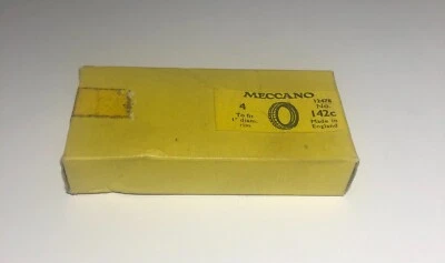 £7.99 • Buy MECCANO SEALED TRADE BOX OF 4 X PART 142c TYRE FOR 1  PULLEY - UNUSED