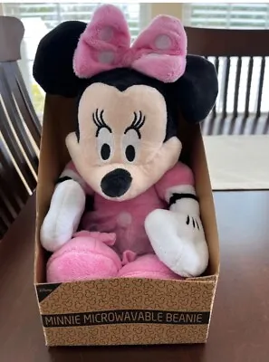 Minnie Mouse Microwavable Beanie - Brand New- Warm Stuffie Plush  • $19.95