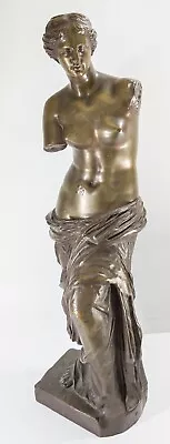 Antique 33  German Bronze Venus De Milo Statue After R. Liod Sauvage • $2000