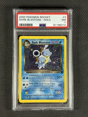 $32 • Buy Pokemon Card PSA 7 NM Dark Blastoise 2000 Team Rocket Ultra Rare Holo WotC #3