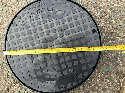  Underground Drainage 320mm Inspection Chamber Cover Round Manhole Drain Cover • £21.99