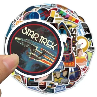 $7.96 • Buy 50 Star-Trek Space Stickers Lot Scrapbooking Laptop Luggage Car Bomb Decal Vinyl