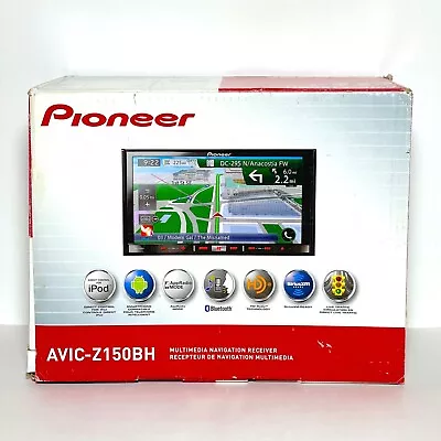 Pioneer AVIC-Z150BH Navigation AV Receiver GPS Car Stereo BROKEN SCREEN • $99.99